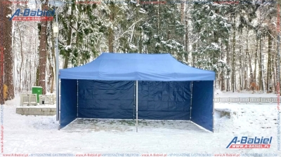 Namiot niebieski 3x6m - wynajem Olsztyn, Ostrołęka